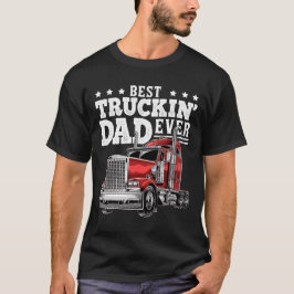 Camiseta Melhor Pai Caminhoneiro de Todos os Tempos