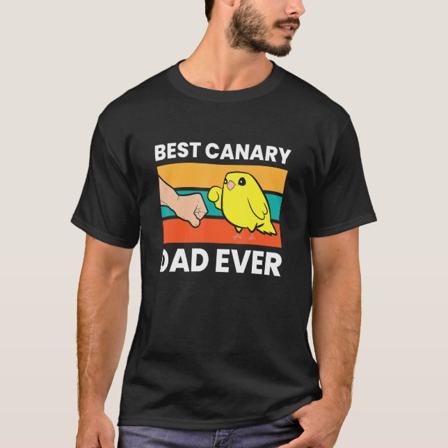 Camiseta Melhor Pai Canário Nunca (Frente)