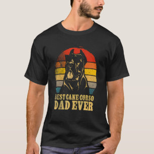 Camiseta Melhor Pai Canino Corso Nunca Feliz Cachorro Vin