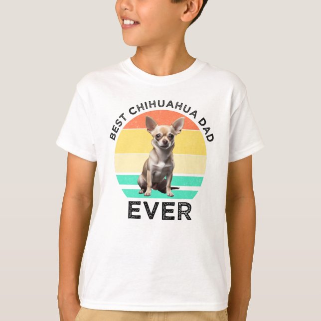 Camiseta Melhor Pai Chihuahua (Frente)