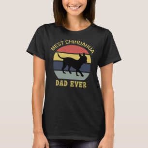 Camiseta Melhor Pai Chihuahua dizendo Pai Chihuahua