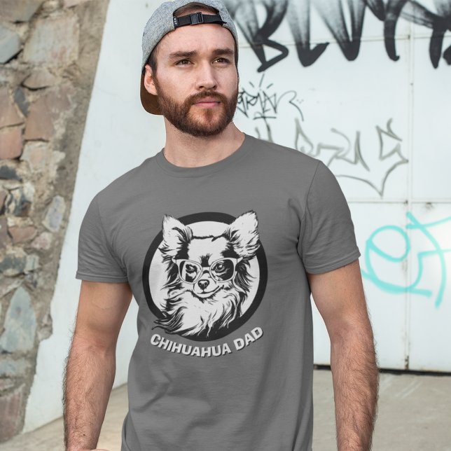 Camiseta Melhor Pai Chihuahua do Mundo (Criador carregado)