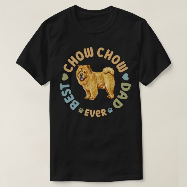 Camiseta Melhor Pai Chow Nunca (Frente do Design)