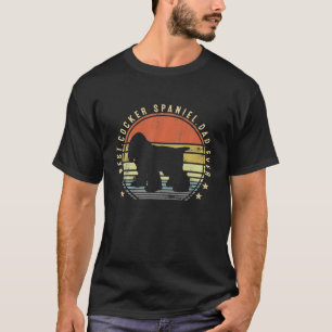 Camiseta Melhor Pai Cocker Spaniel de Todos os Tempos Prese