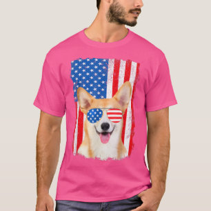 Camiseta Melhor Pai Corgi De Todos Os Estados Unidos Dia de