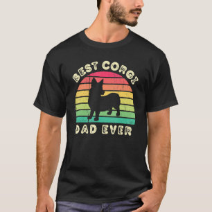 Camiseta Melhor Pai Corgi de Todos os Tempos para homens di