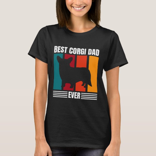 Camiseta Melhor Pai Corgi Ever 433 (Frente)