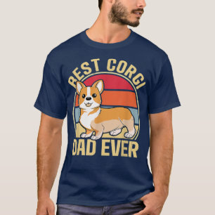 Camiseta Melhor Pai Corgi Já Pai Engraçado Cachorro Sobreca