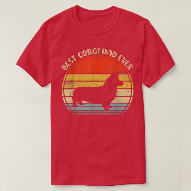 Camiseta Melhor Pai Corgi Nunca (Frente do Design)