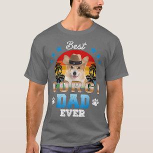 Camiseta Melhor Pai Corgi Nunca Melhor Pai Cachorro Cachorr