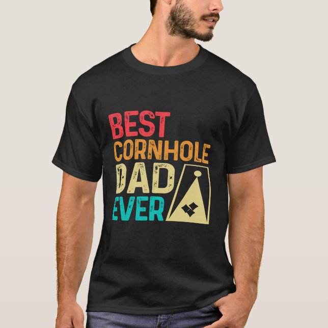 Camiseta Melhor Pai Cornhole (Frente)