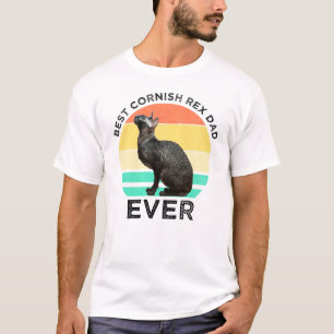 Camiseta Melhor Pai Cornish Rex de Todos