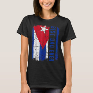 Camiseta Melhor Pai cubano sobre o Dia de os pais 11 de Cub