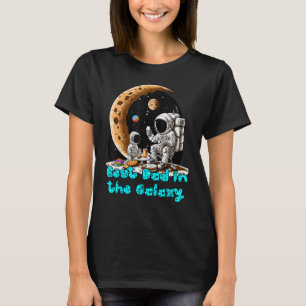 Camiseta Melhor Pai Da Galáxia  Pai Astronauta e Filho Gala