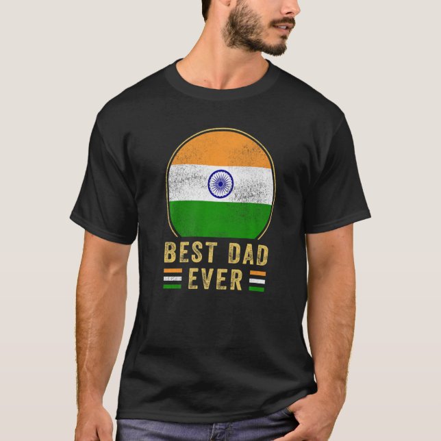 Camiseta Melhor Pai Da Índia (Frente)
