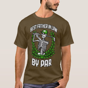 Camiseta Melhor Pai Da Lei Por Par Golf Funny Golfing Skele