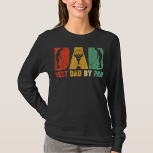Camiseta Melhor Pai Da Vintagem De Par Golf Pai Fath