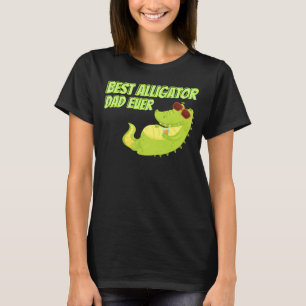 Camiseta Melhor Pai De Alligador Em Todos Os Animais Selvag
