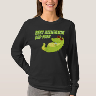 Camiseta Melhor Pai De Alligador Em Todos Os Animais Selvag