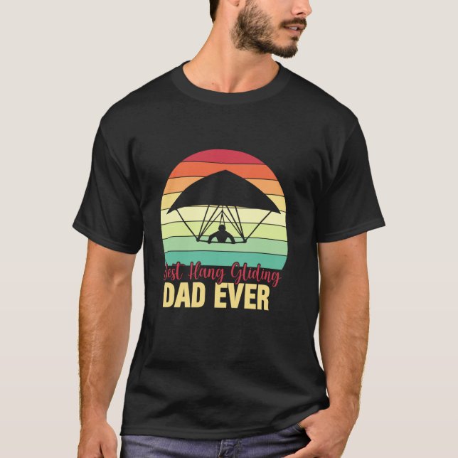 Camiseta Melhor Pai de Asa Delta de Todos (Frente)