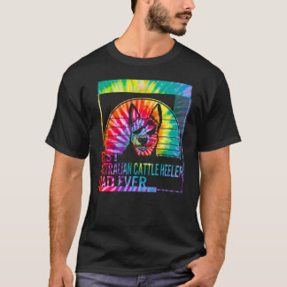 Camiseta Melhor pai de Australian Cattle Heeler de todos os