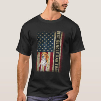 Camiseta Melhor Pai de Beagle do Mens Nunca Cachorro Sobre