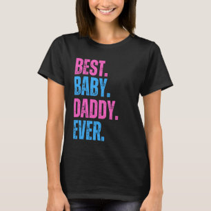 Camiseta Melhor Pai de Bebê para o lançamento do bebê Pai