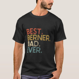 Camiseta Melhor Pai De Berner - Amantes De Cachorro De Mont
