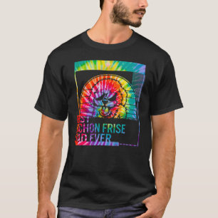 Camiseta Melhor Pai de Bichon Frise pai para cães