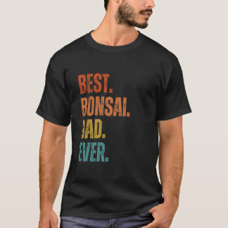 Camiseta Melhor Pai de Bonsai de Todos os Tempos Mestre de