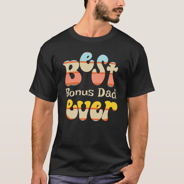 Camiseta Melhor Pai de Bônus Alguma Vez (Frente)
