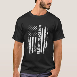Camiseta Melhor Pai de Bônus - Dia de os pais de Sinalizado