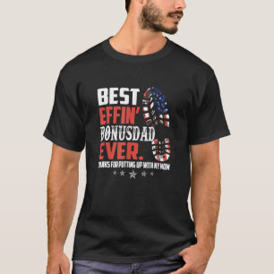 Camiseta Melhor Pai De Bônus Effin Para Obrigados De Coloca