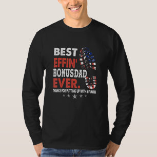Camiseta Melhor Pai De Bônus Effin Para Obrigados De Coloca