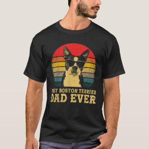 Camiseta Melhor Pai De Boston Terrier Alguma Vez De Pavimen