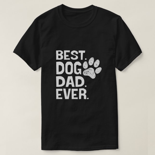 Camiseta Melhor Pai De Cachorro (Frente do Design)
