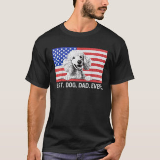 Camiseta Melhor Pai De Cachorro Alguma Vez Americana