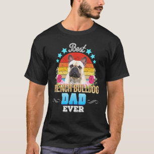 Camiseta Melhor Pai De Cachorro Alguma Vez Francês Folheto