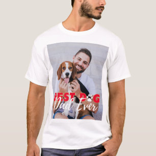 Camiseta Melhor Pai De Cachorro Alguma Vez Personalizado Fo