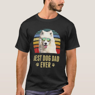 Camiseta Melhor Pai De Cachorro Alguma Vez Retro Sunset