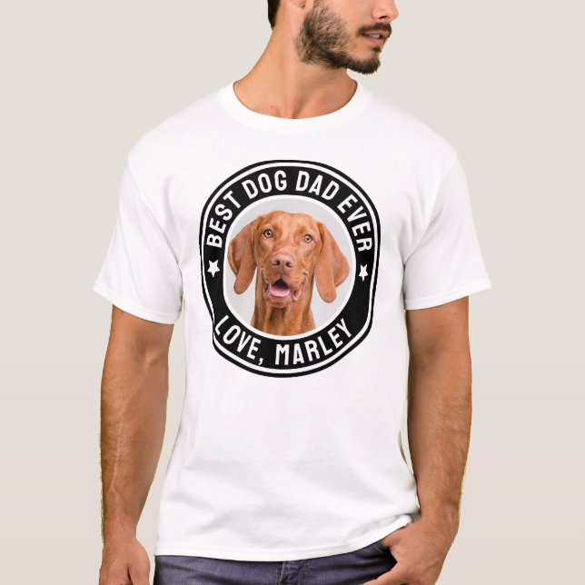 Camiseta Melhor Pai De Cachorro Alguma Vez T-Shirt Personal (Frente)