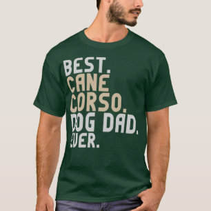 Camiseta Melhor Pai De Cachorro Canino De Corso Já Engraçad