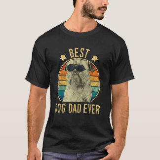 Camiseta Melhor Pai de Cachorro de Bruxelas Griffon Dia do