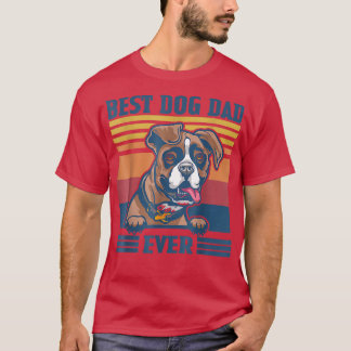 Camiseta Melhor Pai De Cachorro De Pai Engraçado