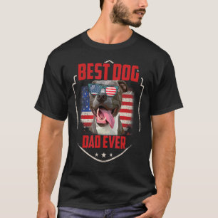 Camiseta Melhor Pai de Cachorro de Todos os Tempos Bandeira