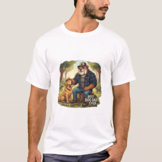 Camiseta Melhor Pai de Cachorro de Todos os Tempos – Camise