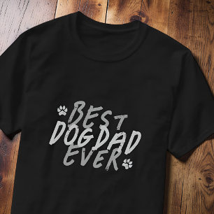 Camiseta Melhor Pai de Cachorro de Todos os Tempos Moderno