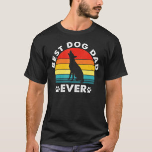 Camiseta Melhor Pai de Cachorro de Todos os Tempos Pastor A