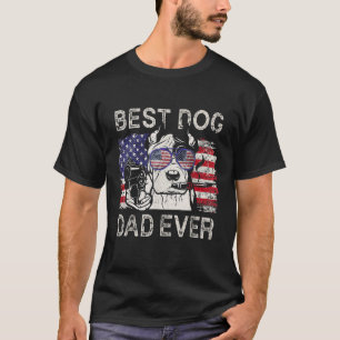 Camiseta Melhor Pai de Cachorro de Todos os Tempos Pitbull