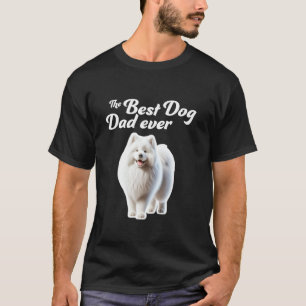 Camiseta Melhor Pai de Cachorro de Todos os Tempos - Samoye